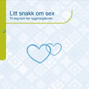 Forsiden til brosjyren Litt snakk om sex viser to hjerter.