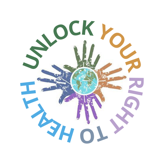 Logo verdensdagen for ryggmargsbrokk og hydrocephalus 25.oktober 2021. Unlock your right to health.